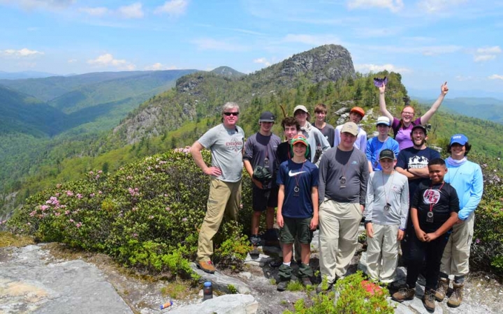 backpacking course for teens in north carolina